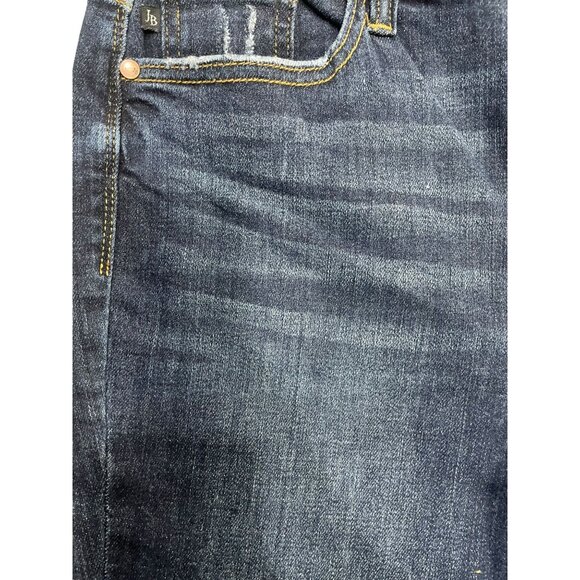 Judy Blue Dark Denim Mid Rise Slim Fit - Picture 3 of 5